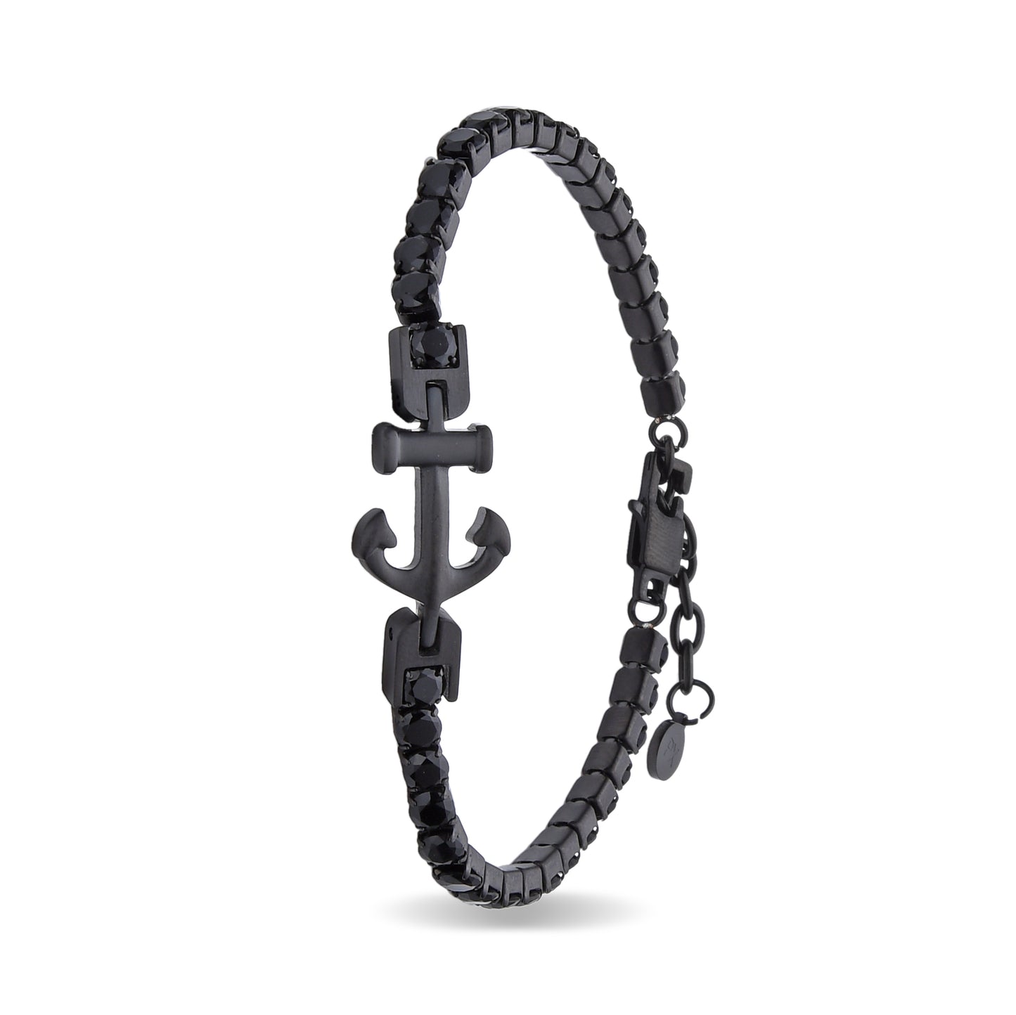 BRACELETS | ST46-35#BLK 19.5cm+3