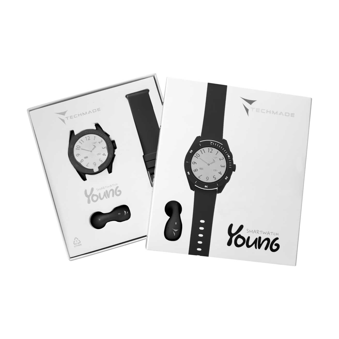 TECHMADE | SMART-YOUNG-1E-BLACK