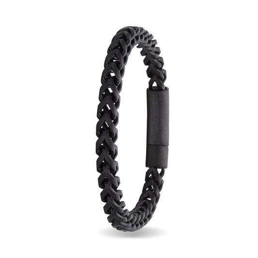 BRACELETS | ST46-23#BLK 20cm 6mm