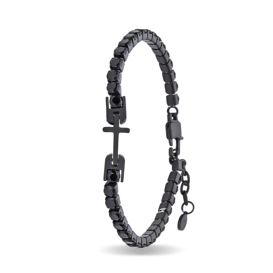 BRACELETS | ST46-37#BLk 19.5cm+3