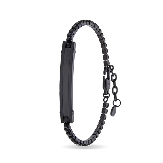 BRACELETS | ST46-42#BLk 19.5cm+3